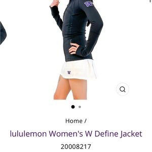 lululemon x UW Purple Define Jacket Luon